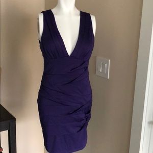 Pretty royal purple short dress